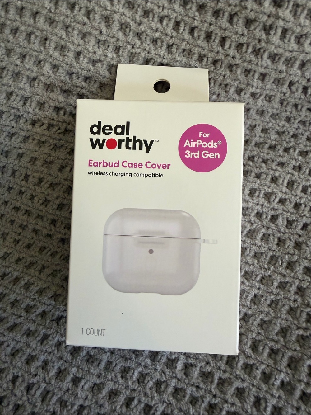 NIB clear 3rd generation AirPods earbud case cover